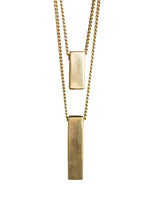 Load image into Gallery viewer, Bar Pendant Necklace - Gold
