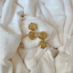 Load image into Gallery viewer, Aretha Citrine Double Stud Earrings
