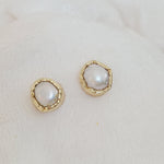 Load image into Gallery viewer, Semi-Precious Raw Stone Stud Earrings
