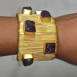 Load image into Gallery viewer, Semi precious gold bracelet
