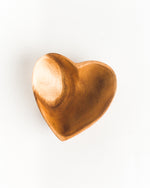 Load image into Gallery viewer, 6&quot; Acacia Wood Heart Bowl
