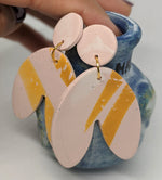 Load image into Gallery viewer, Striped Earrings - Artisan Handmade
